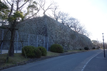 二ノ丸石垣（三ノ丸から）