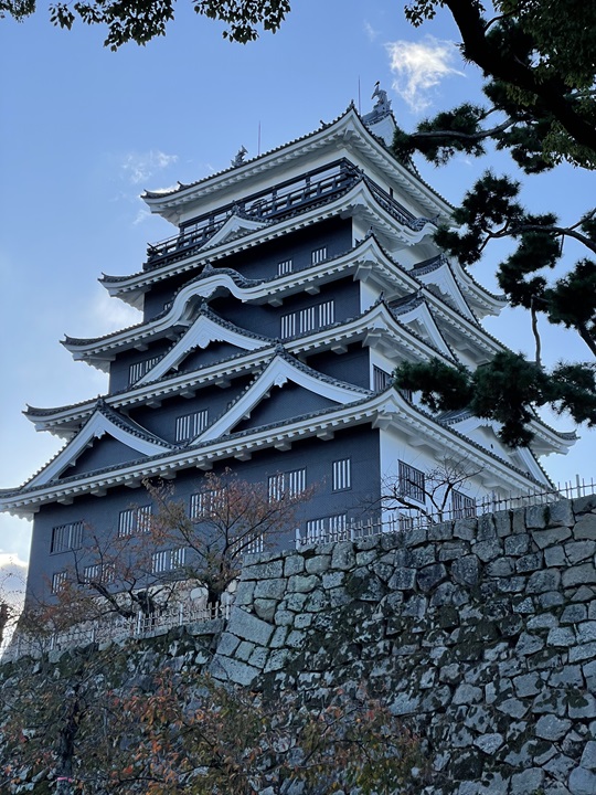 天守北面