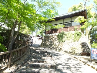 黒門跡付近