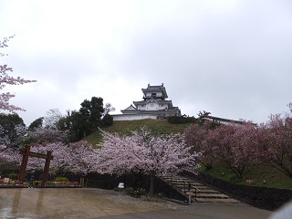 本丸から天守