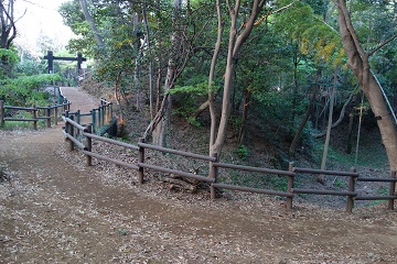 本丸向け馬踏