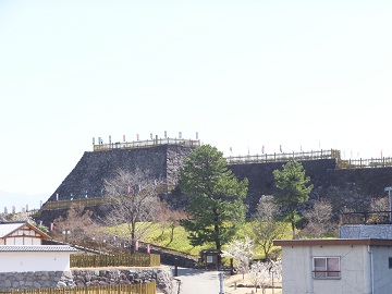 天守台(北側より)