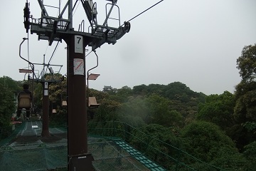 登山リフトから