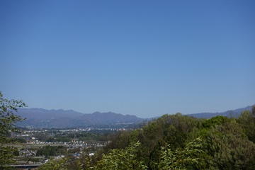 沼田城方向遠望