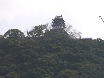 山麓から本丸