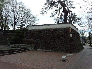 北側の石垣